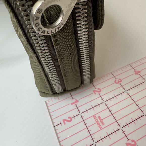 BAGGALINI Mini Crossbody Bag Olive Green Purse Casual Granola Girl Gorpcore Army - Picture 13 of 13